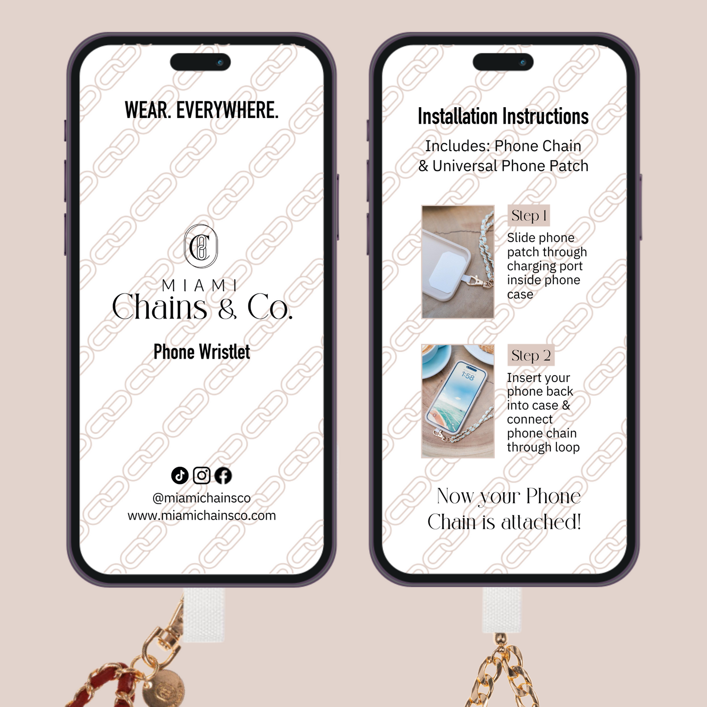 Pretty in Pearls Phone Charm