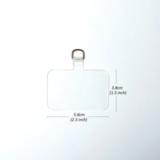Transparent Patch with Gold Link