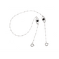 Black Onyx Eye - Silver
