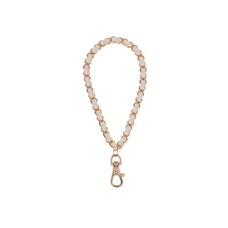 Summer White Gold Phone Wristlet